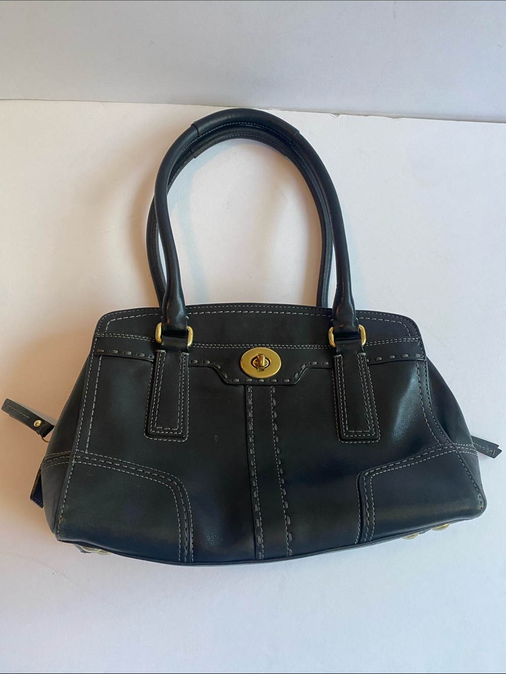 Vintage Coach Hamptons Bag - Black